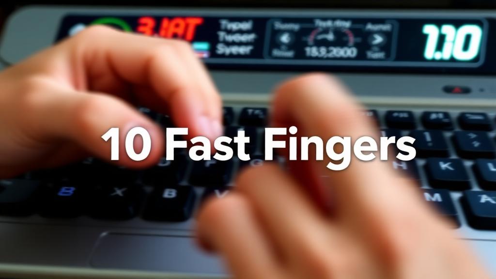 10 Fast Fingers — browser game website preview