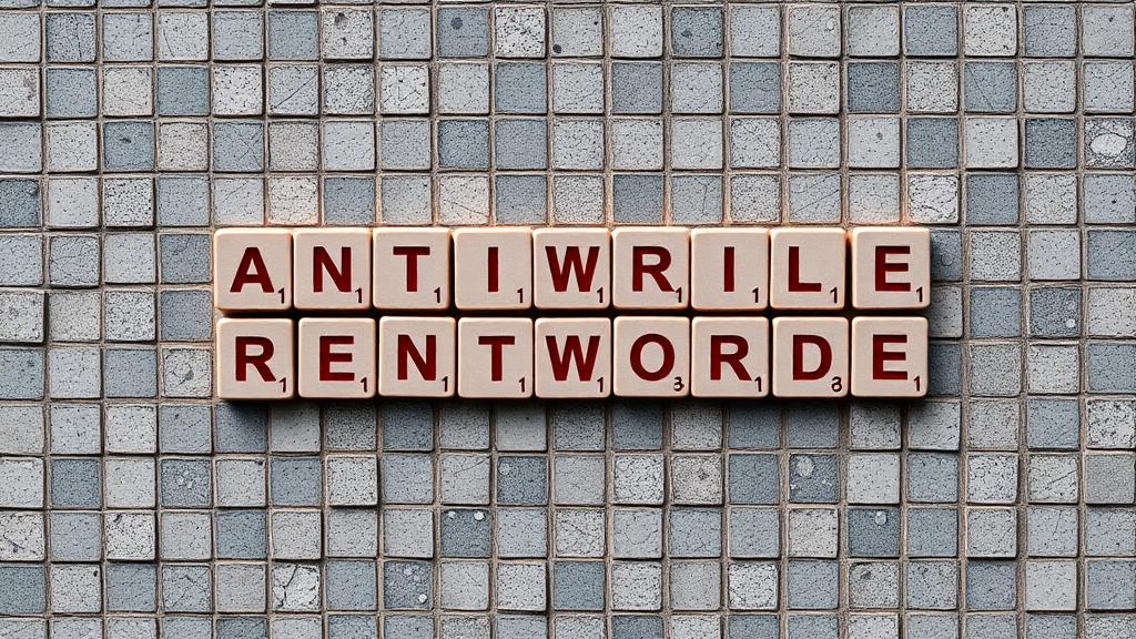 Antiwordle — browser game website preview