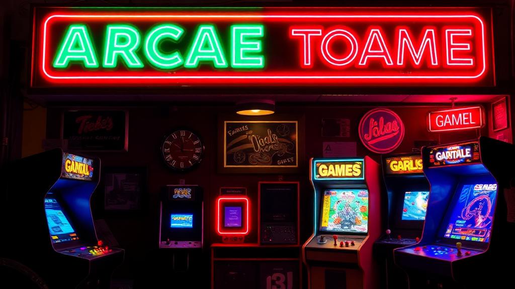 ArcadeGames — browser game website preview