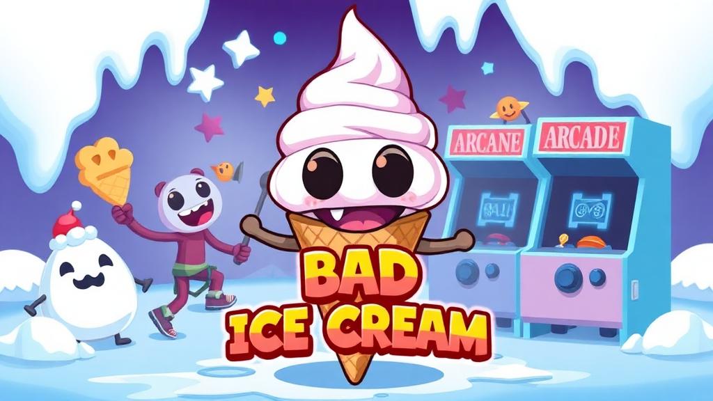 BadIceCream — browser game website preview
