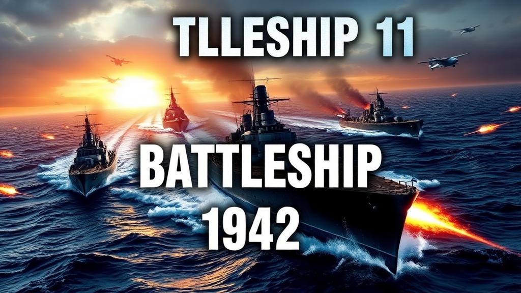 Battleship1942 — browser game website preview