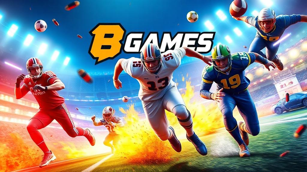 BGames — browser game website preview