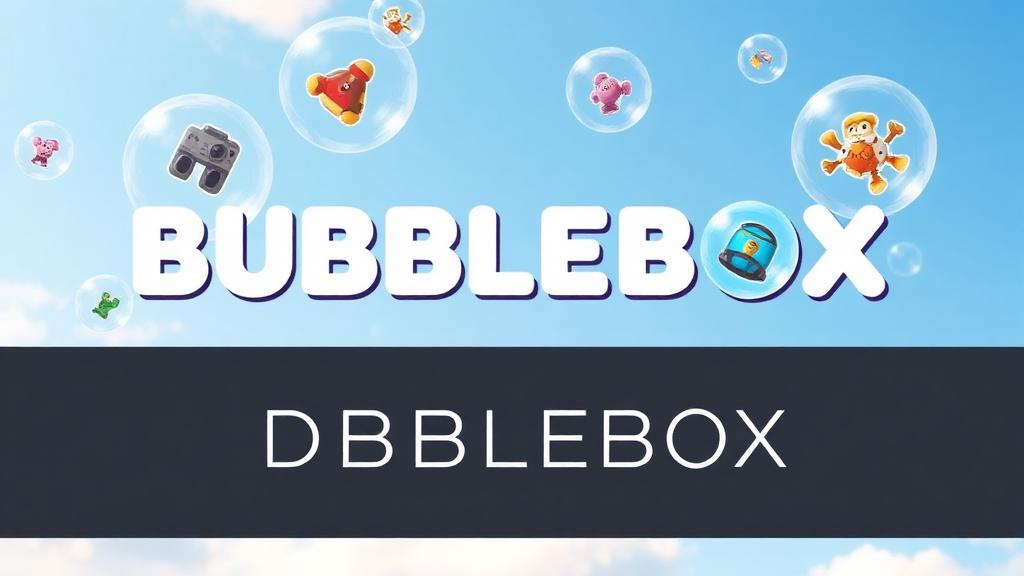 Bubblebox — browser game website preview