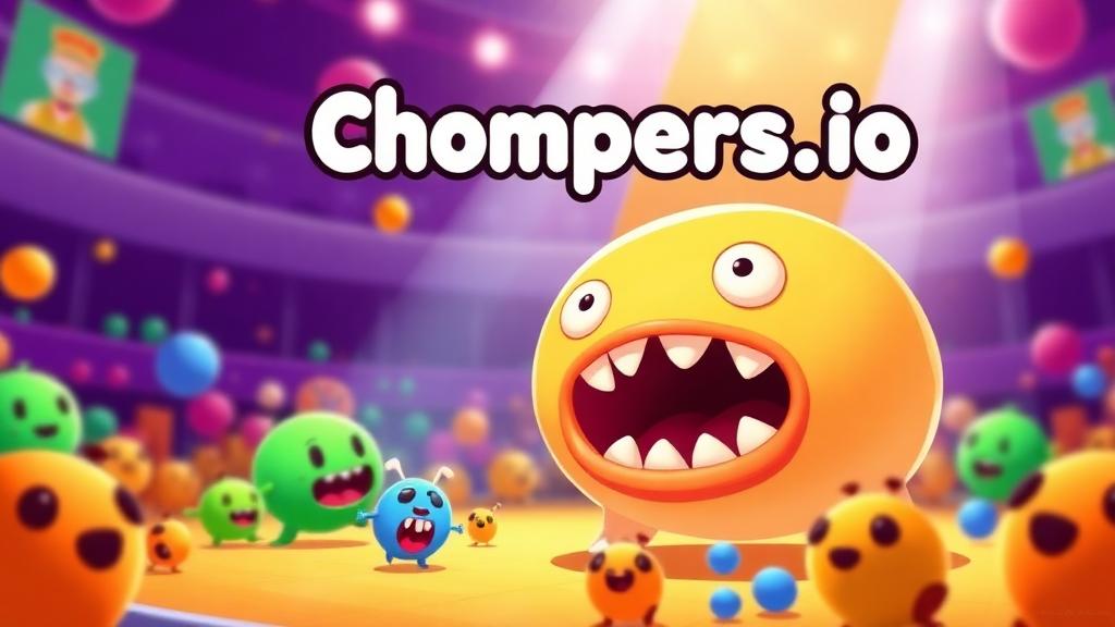 Chompers.io — browser game website preview