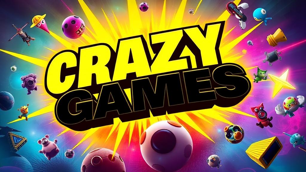 CrazyGames — browser game website preview