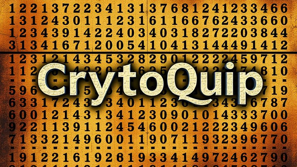 CryptoQuip — browser game website preview