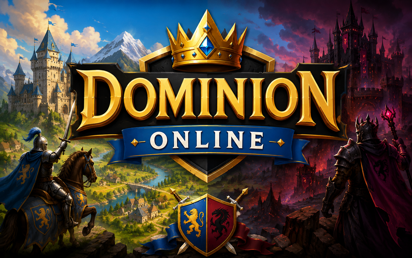Dominion Online — browser game website preview