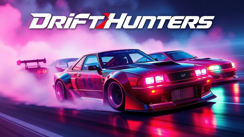 DriftHunters — browser game website preview