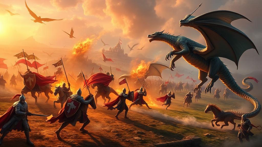 EpicWarCom — browser game website preview