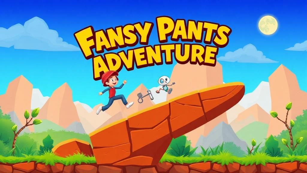 Fancy Pants Adventure — browser game website preview