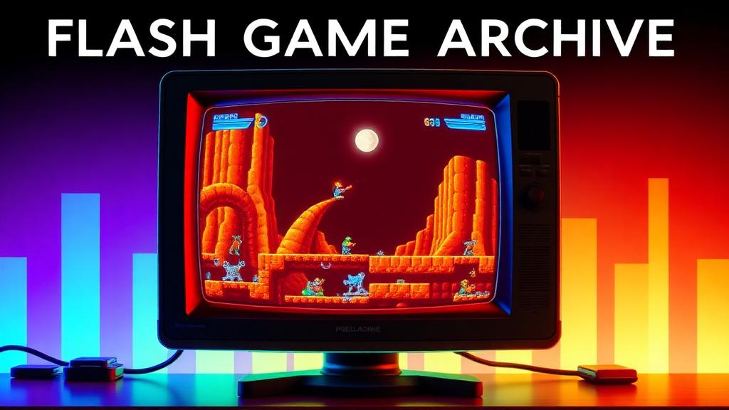 FlashGameArchive — browser game website preview
