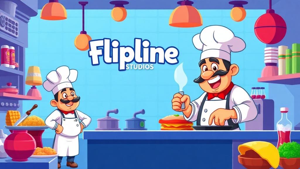 Flipline Studios — browser game website preview