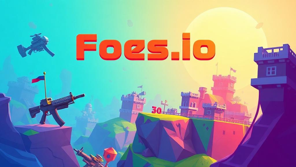 Foes.io — browser game website preview