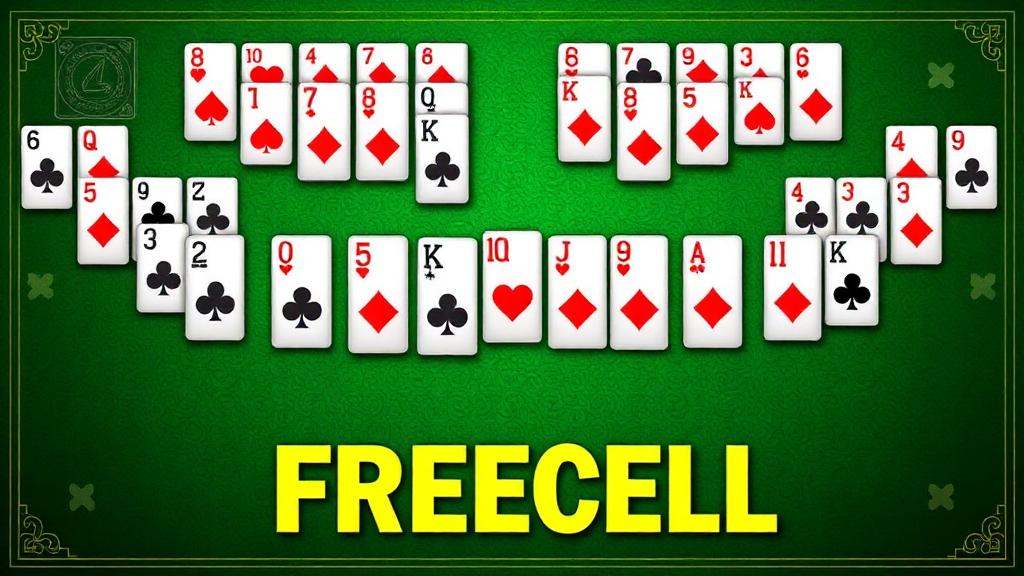 Freecell247 — browser game website preview