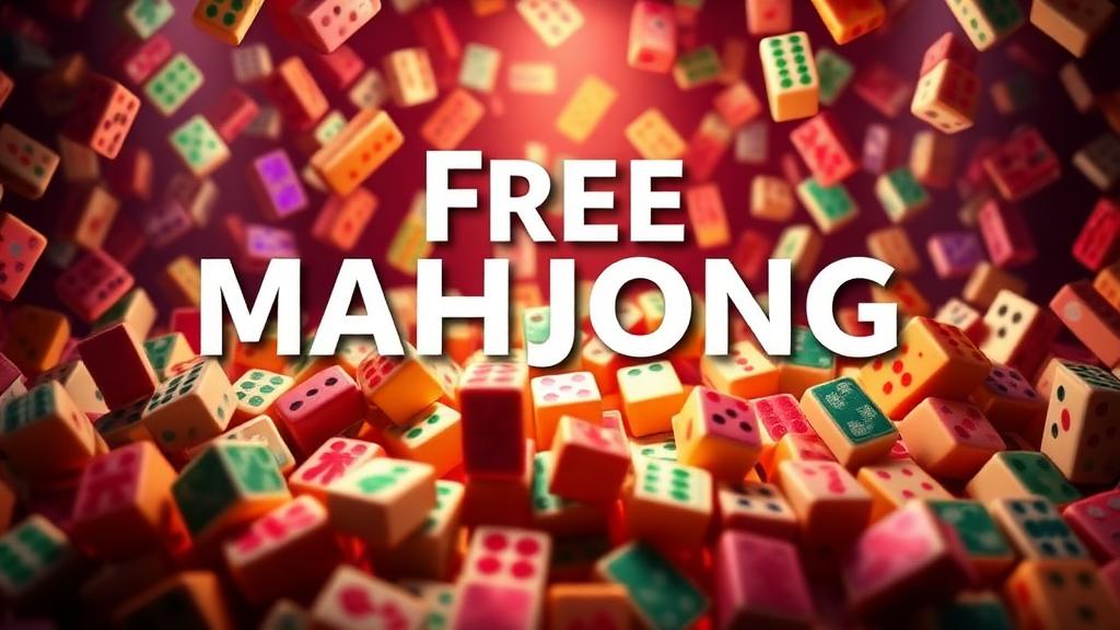FreeMahjong — browser game website preview