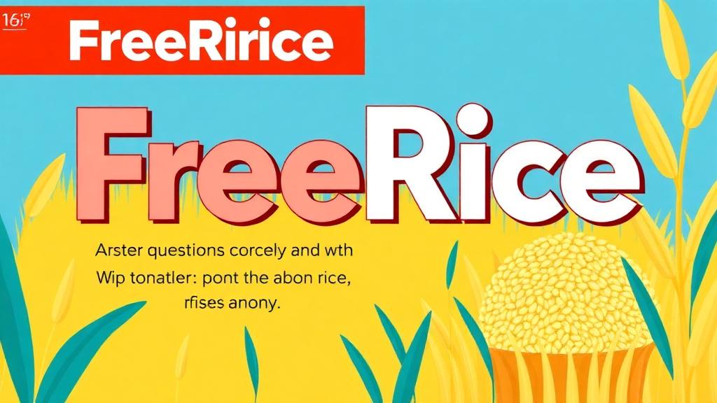 FreeRice — browser game website preview