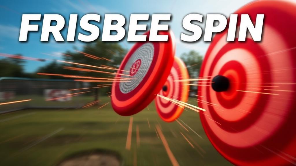 FrisbeeSpin — browser game website preview