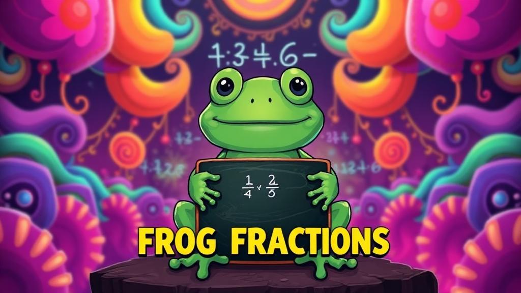 FrogFractions — browser game website preview
