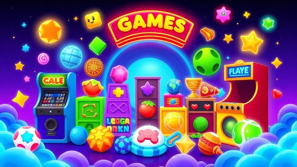 FunGames — browser game website preview