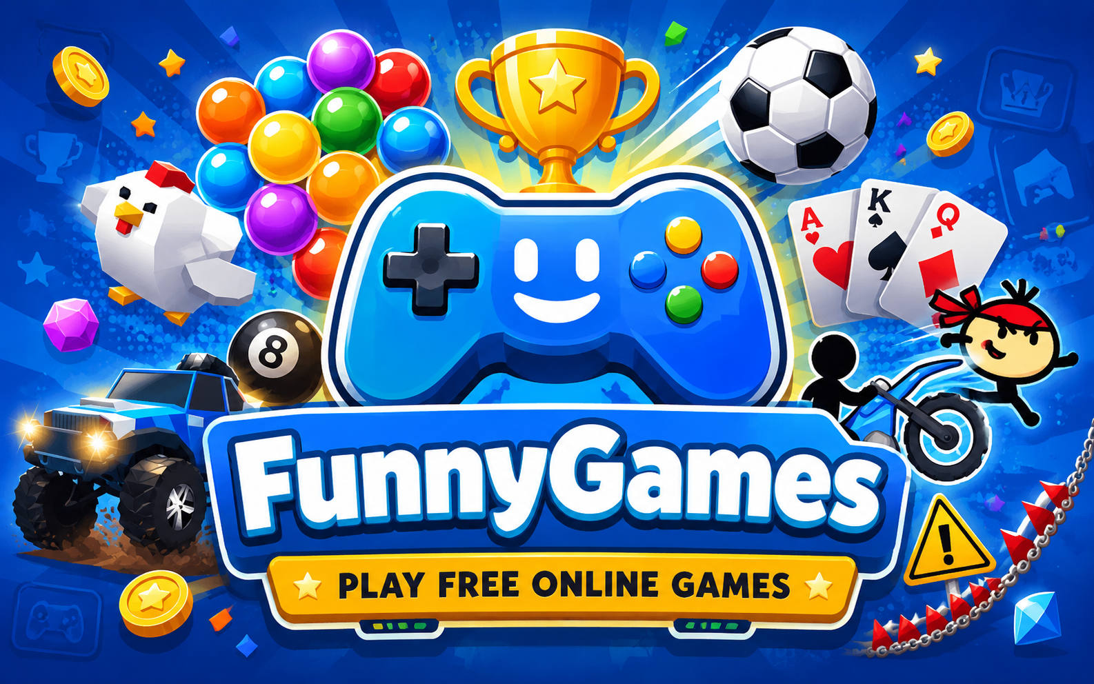 FunnyGames — browser game website preview