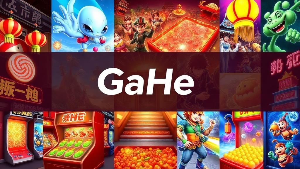 GaHe — browser game website preview