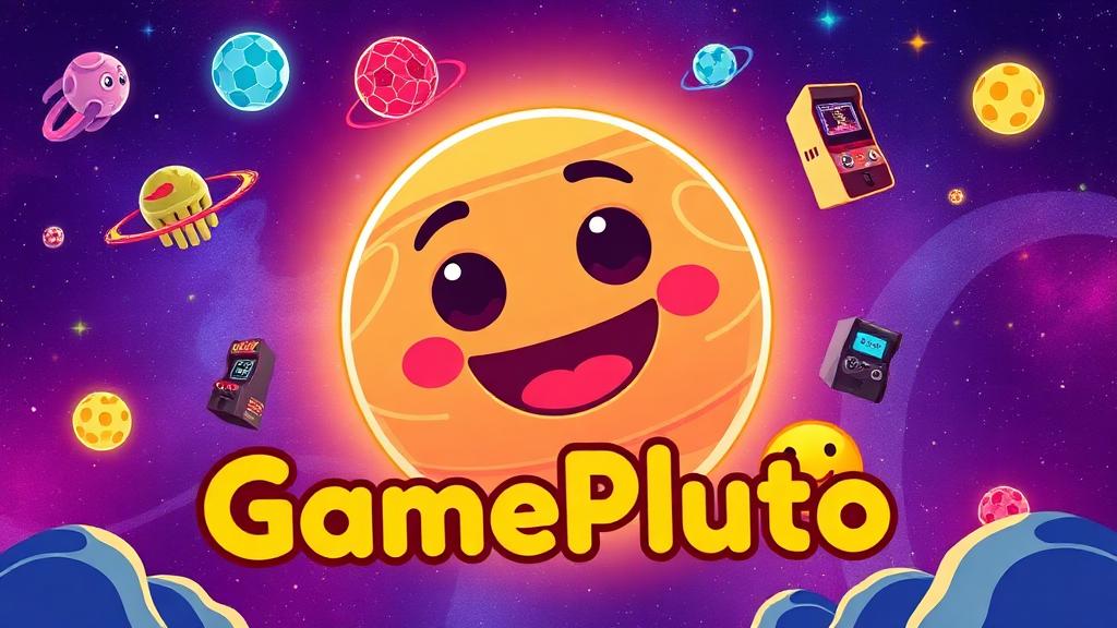 GamePluto — browser game website preview