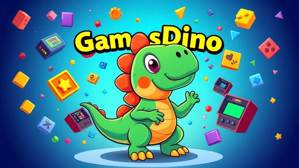 GamesDino — browser game website preview
