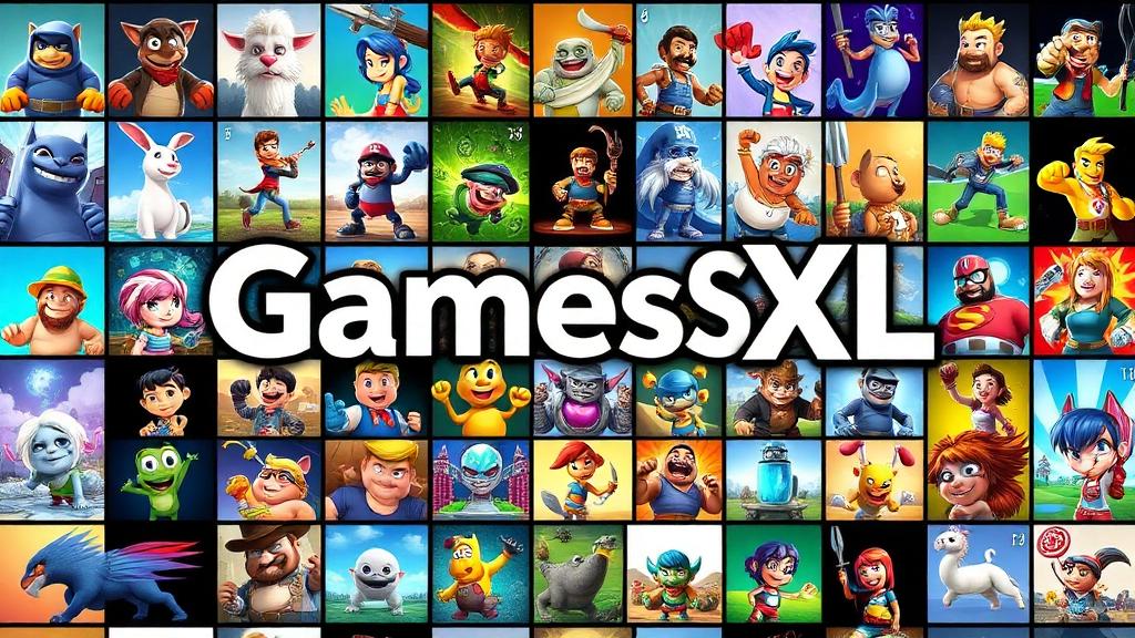 GamesXL — browser game website preview
