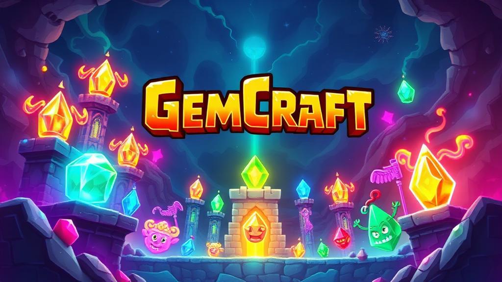 GemCraft — browser game website preview