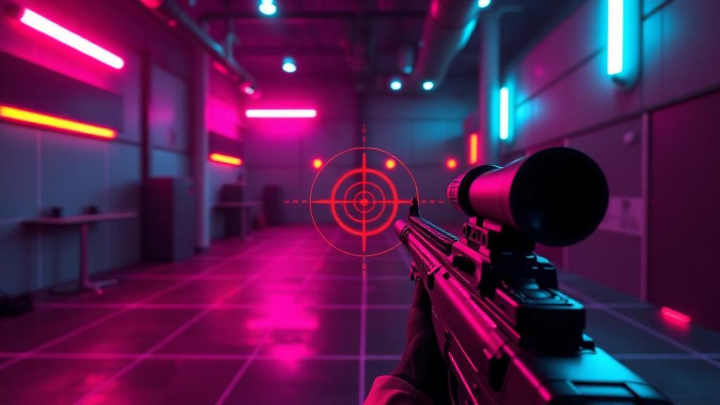 Gridshot — browser game website preview
