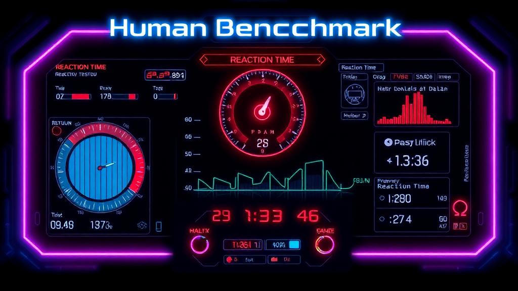 HumanBenchmark — browser game website preview