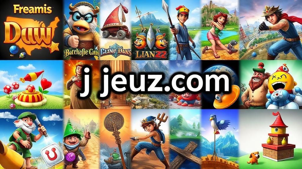 Jeux.com — browser game website preview