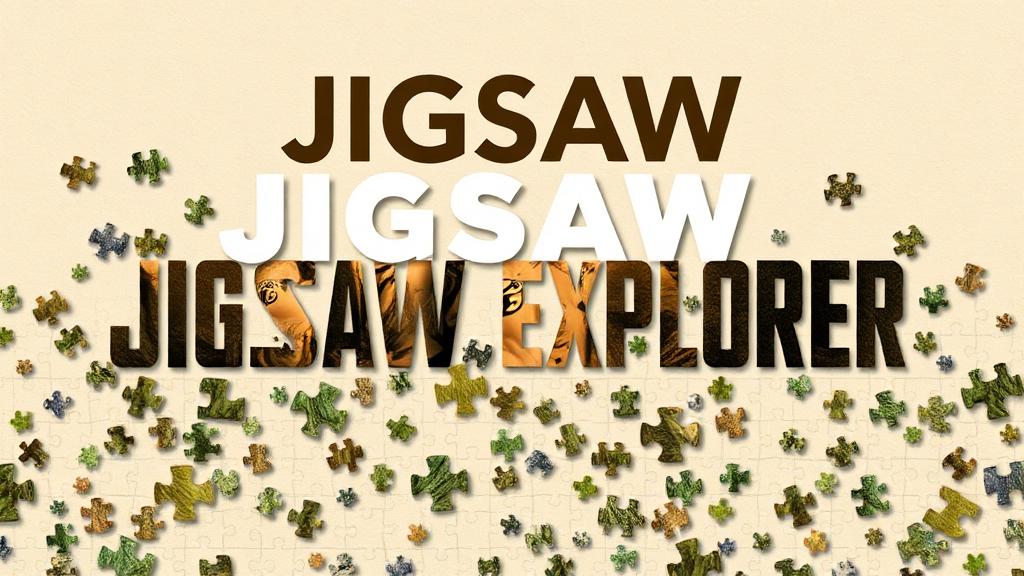 Jigsaw Explorer — browser game website preview