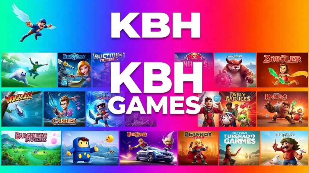 KBH Games — browser game website preview