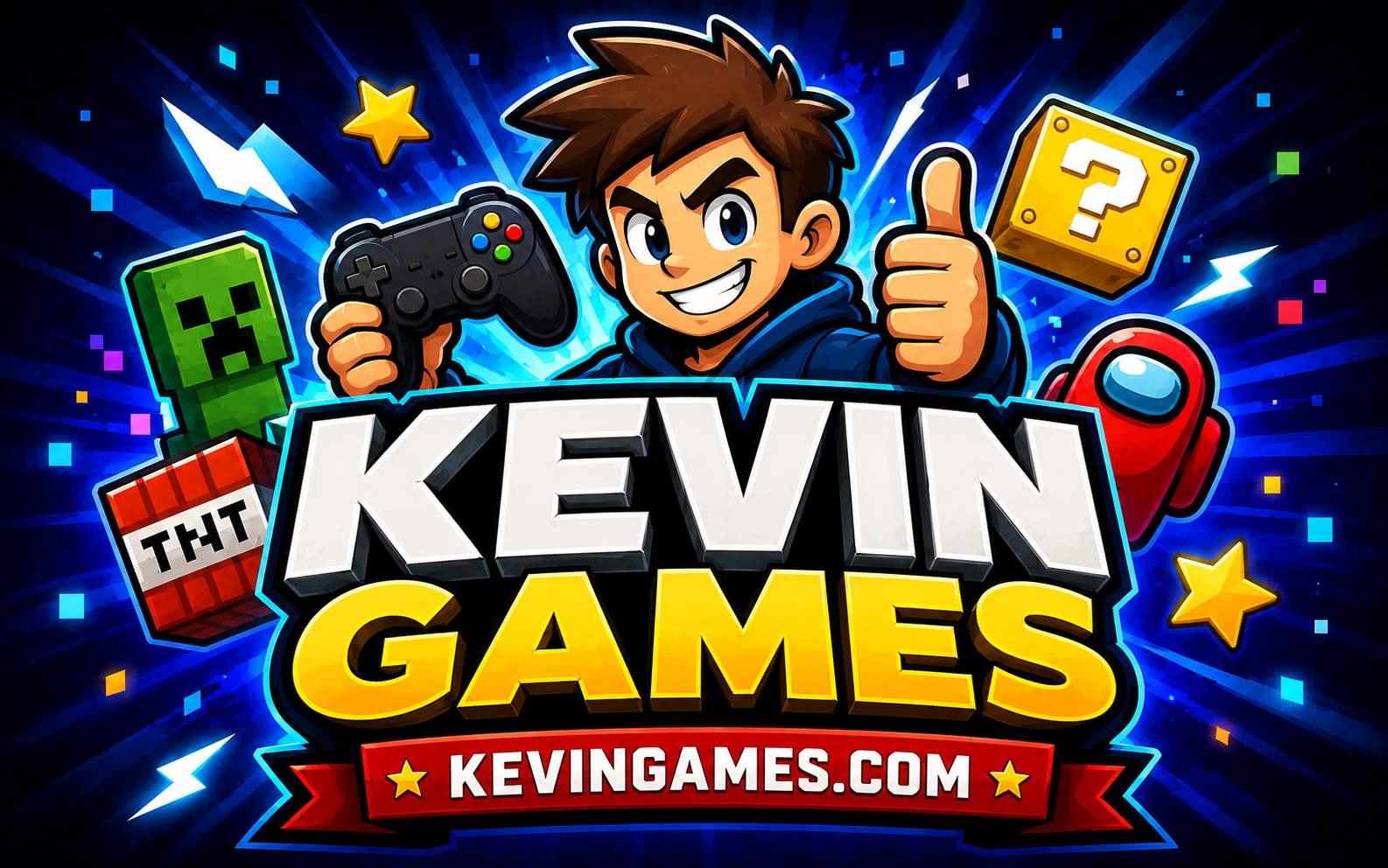 Kevin Games — browser game website preview