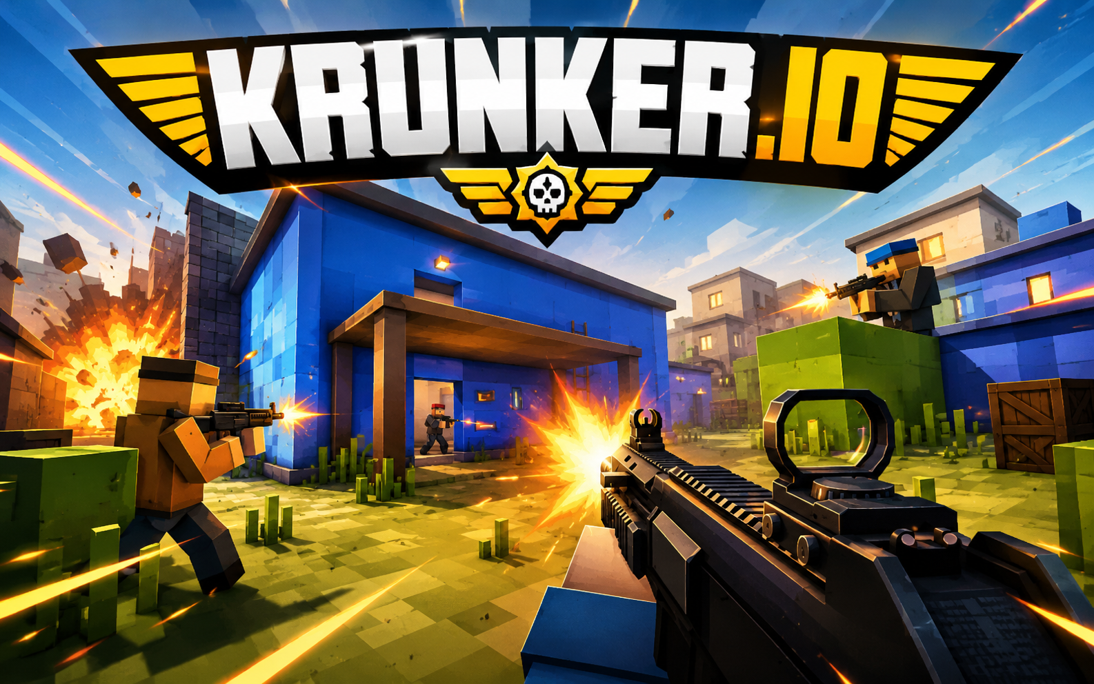 Krunker.io — browser game website preview