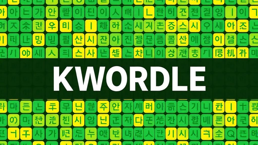 Kwordle — browser game website preview