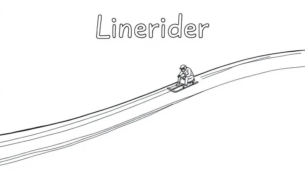 Linerider — browser game website preview