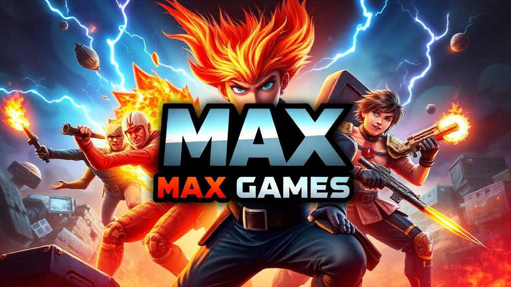 Max Games — browser game website preview