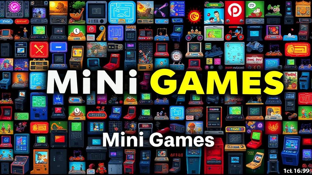 MiniGames — browser game website preview