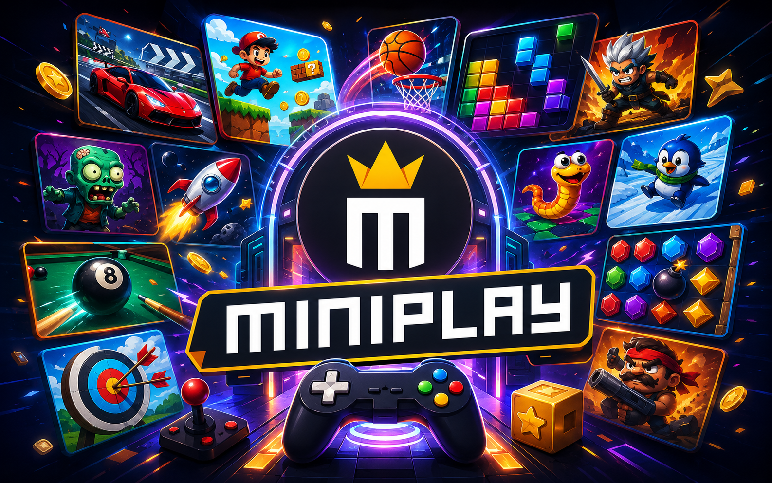 Miniplay — browser game website preview