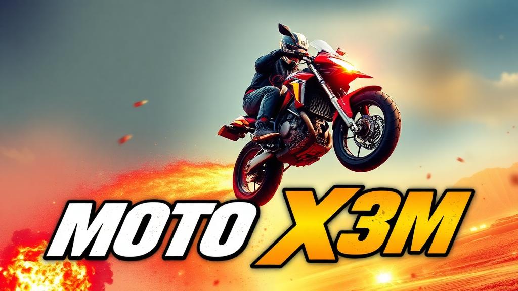 MotoX3M — browser game website preview