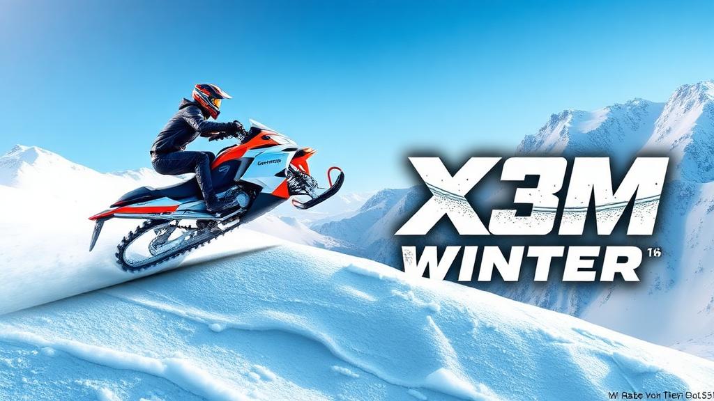 MotoX3MWinter — browser game website preview