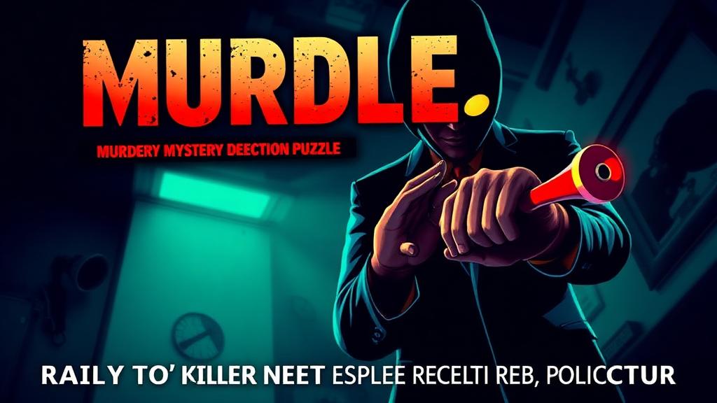 Murdle — browser game website preview