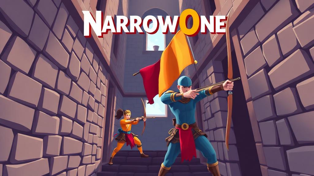 NarrowOne — browser game website preview