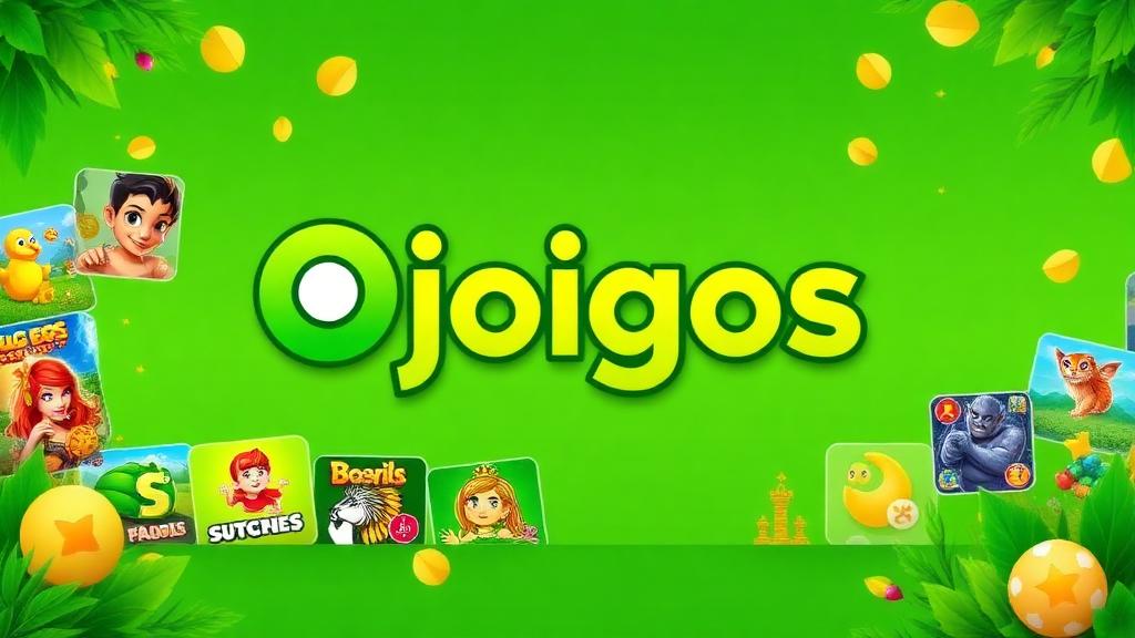 Ojogos — browser game website preview