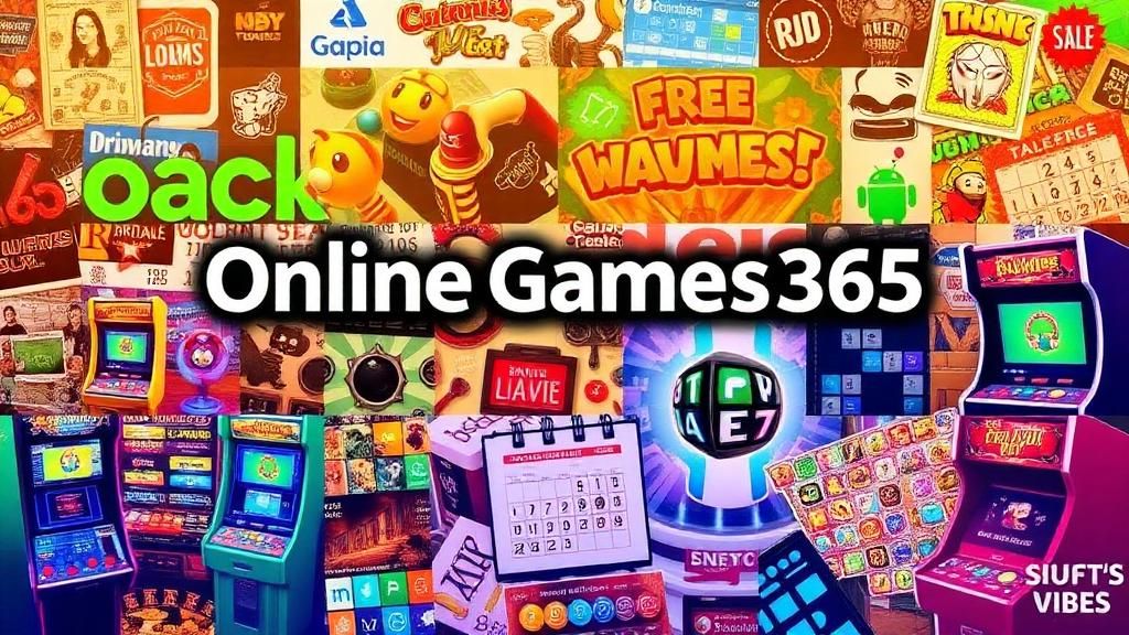 OnlineGames365 — browser game website preview