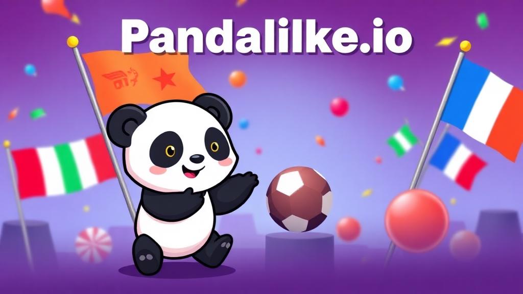 Pandalike.io — browser game website preview