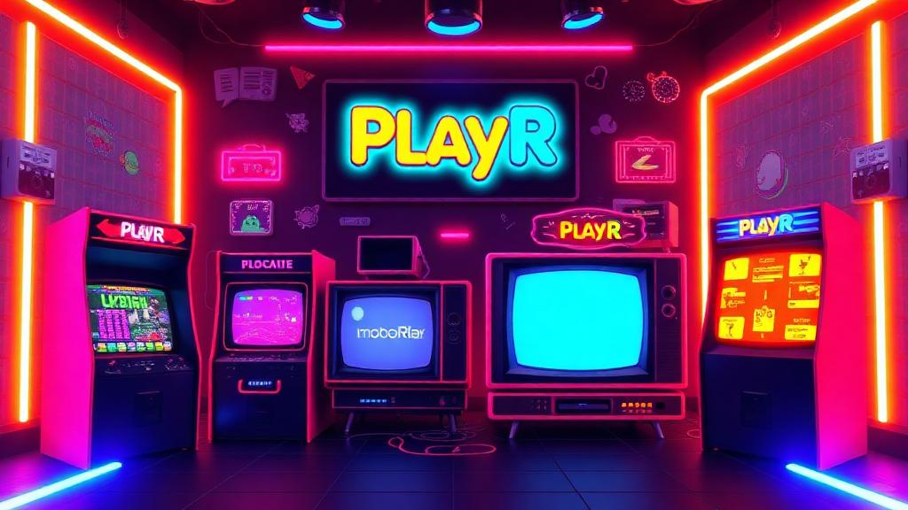 PlayR — browser game website preview