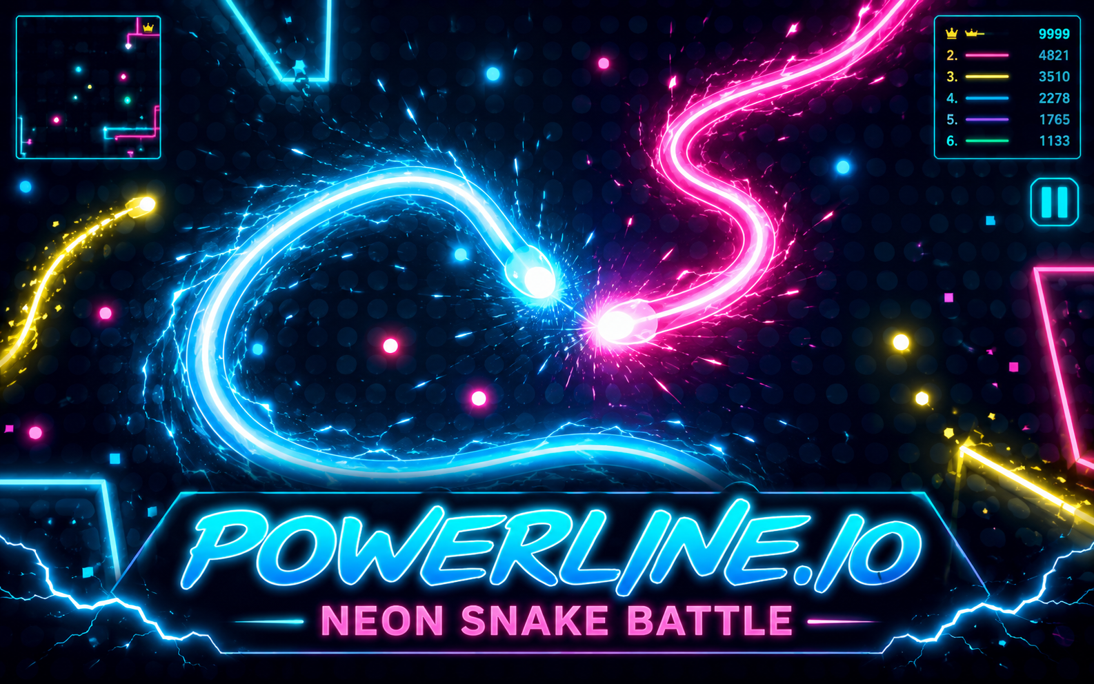 Powerline.io — browser game website preview